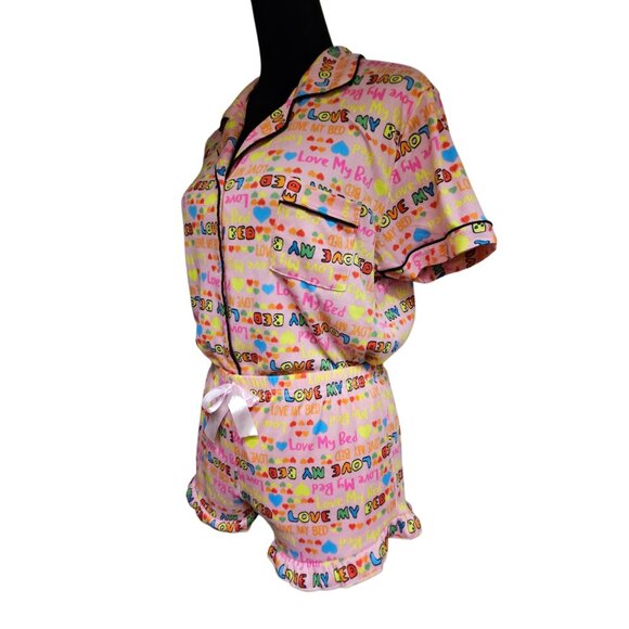 Pink Multi pajama set- NWOT-Size Large - Picture 4 of 16